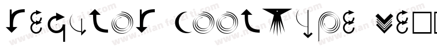 regular CoolType Ve字体转换